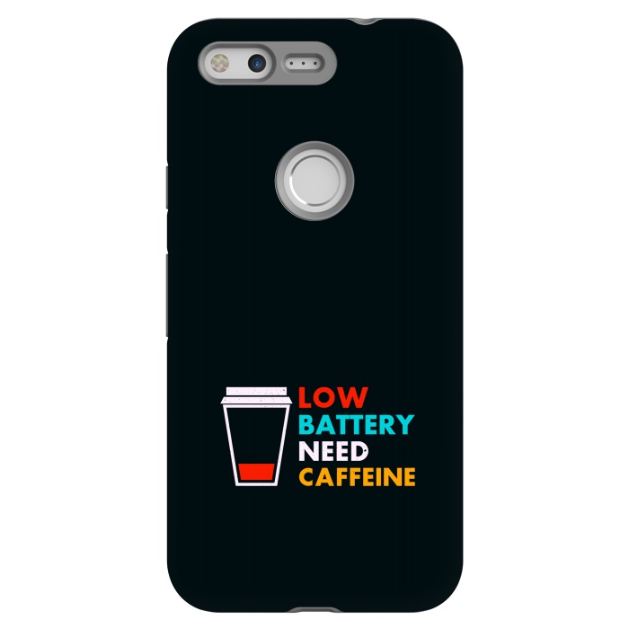 Pixel StrongFit low battery need caffeine by TMSarts