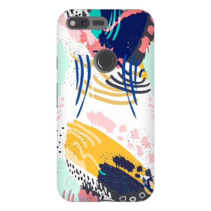 Pixel XL StrongFit Modern abstract creative brush strokes by InovArts