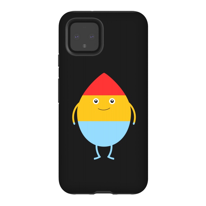 Pixel 4 StrongFit cute bubble  by TMSarts