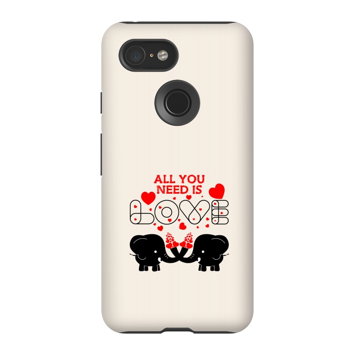 Pixel 3 StrongFit all you need elephants by TMSarts