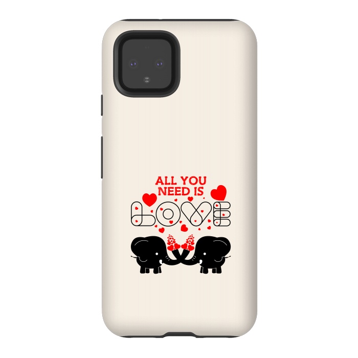 Pixel 4 StrongFit all you need elephants by TMSarts