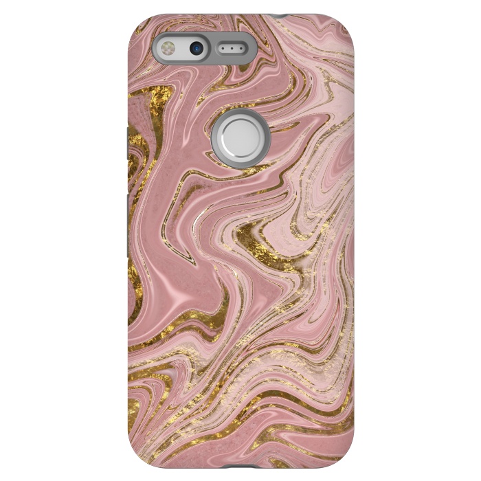 Pixel StrongFit Rosegold Marbled Elegance 2 by Andrea Haase