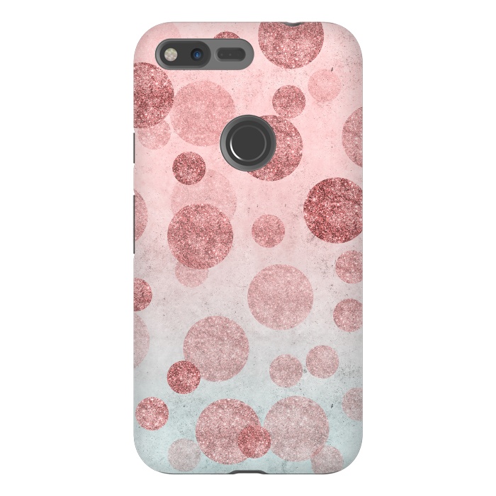 Pixel XL StrongFit Rosegold Confetti Elegance by Andrea Haase