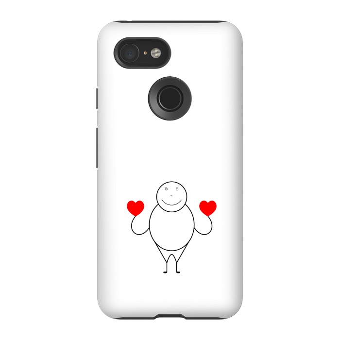 Pixel 3 StrongFit stick human love by TMSarts