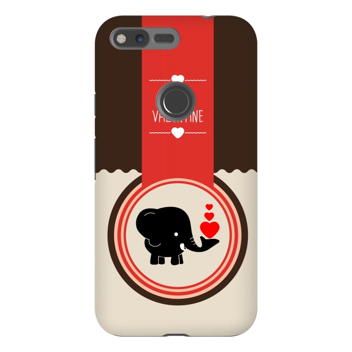 Pixel XL StrongFit be valentine elephant by TMSarts