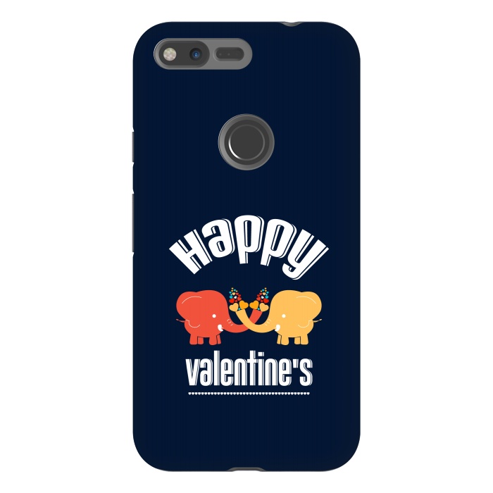 Pixel XL StrongFit two elephants valentines by TMSarts