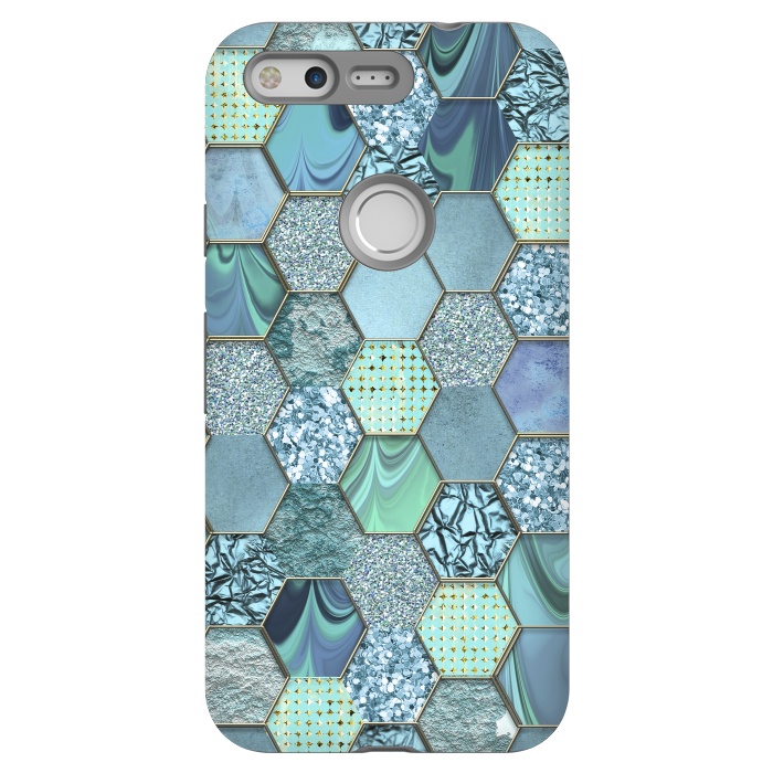 Pixel StrongFit Glamorous Hexagon  by Andrea Haase