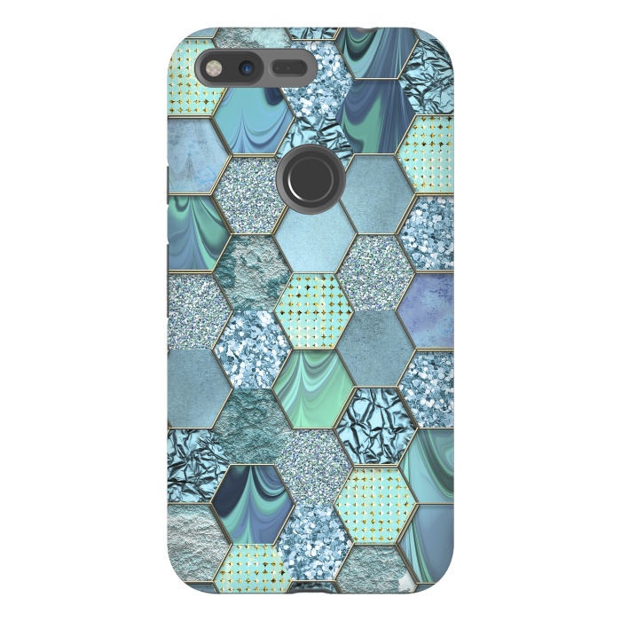 Pixel XL StrongFit Glamorous Hexagon  by Andrea Haase