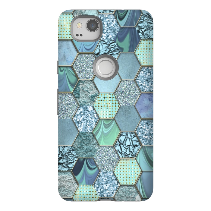 Pixel 2 StrongFit Glamorous Hexagon  by Andrea Haase