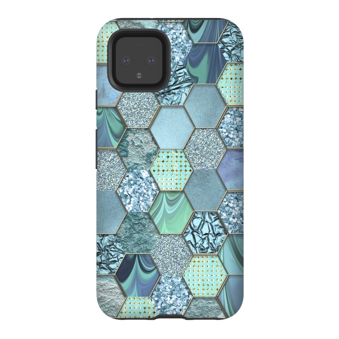 Pixel 4 StrongFit Glamorous Hexagon  by Andrea Haase