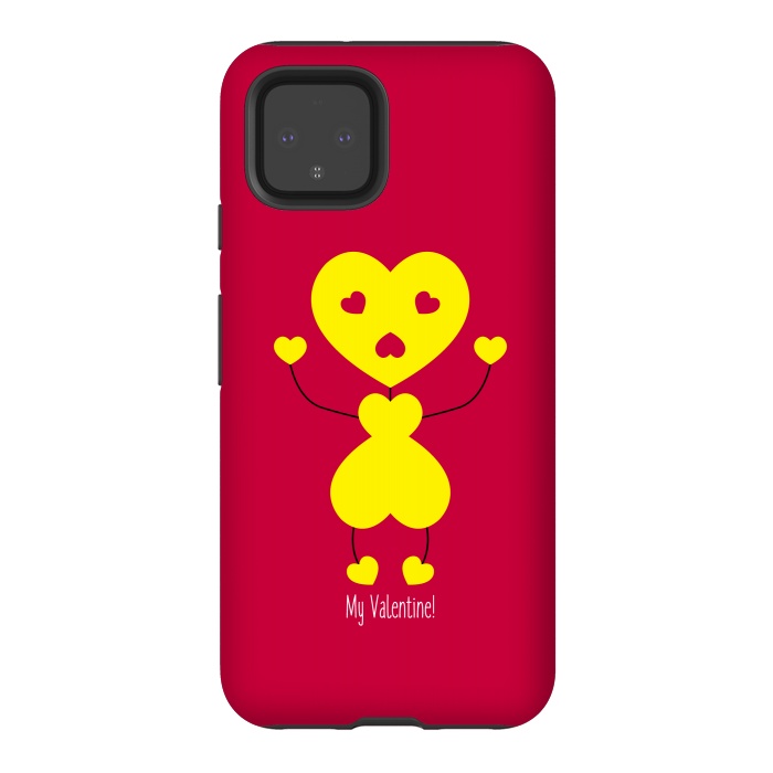 Pixel 4 StrongFit bee my valentine by TMSarts