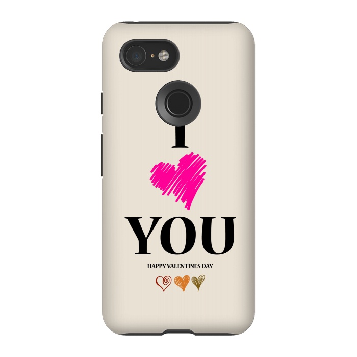 Pixel 3 StrongFit i love you heart by TMSarts