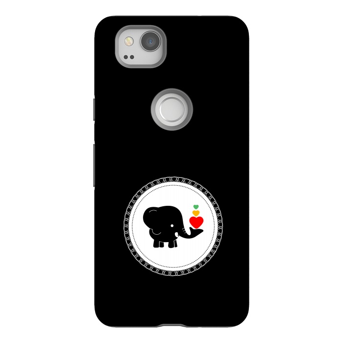 Pixel 2 StrongFit cutest baby elephant by TMSarts