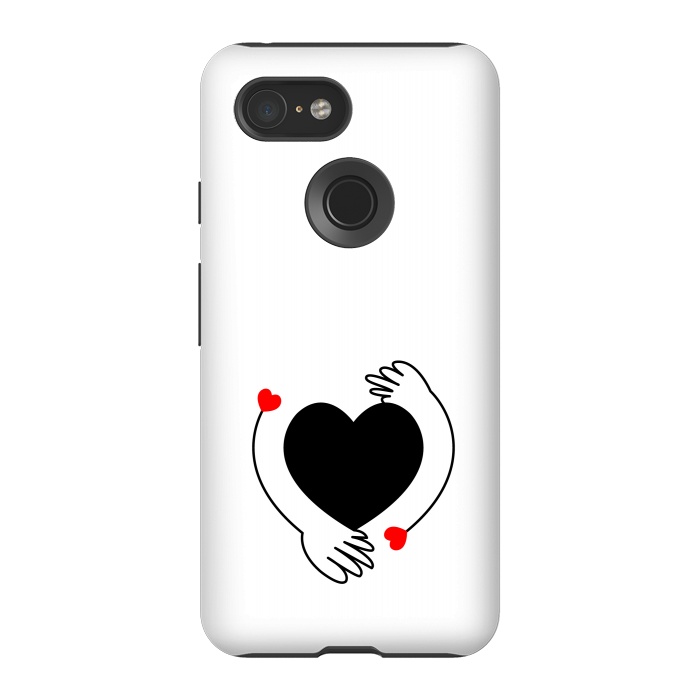 Pixel 3 StrongFit love hands by TMSarts