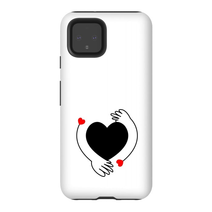 Pixel 4 StrongFit love hands by TMSarts