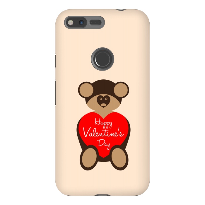 Pixel XL StrongFit teddy bear brown by TMSarts