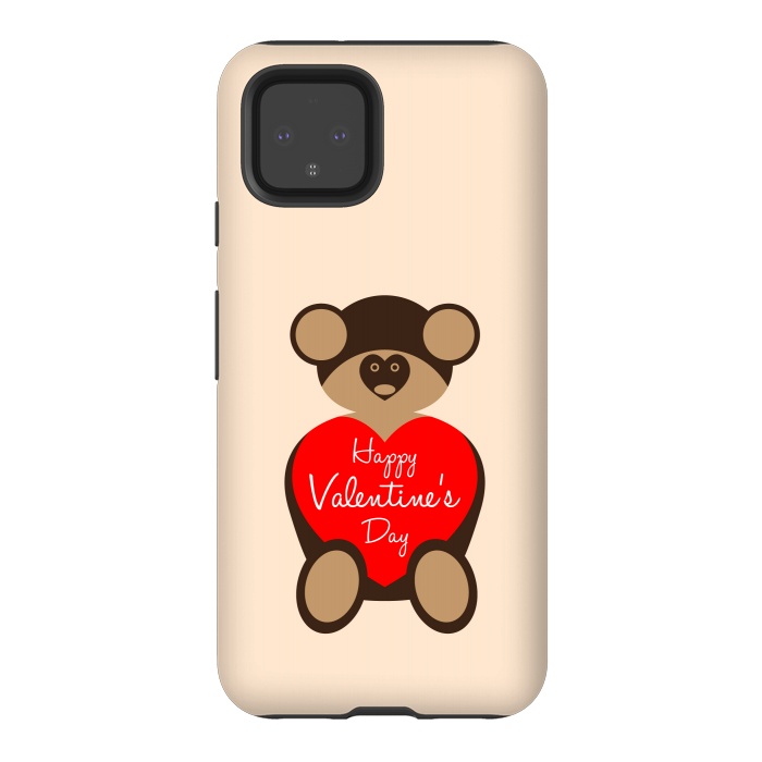 Pixel 4 StrongFit teddy bear brown by TMSarts