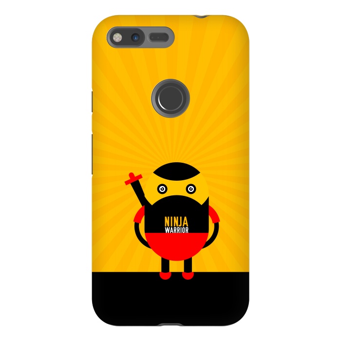 Pixel XL StrongFit ninja warrior yellow by TMSarts