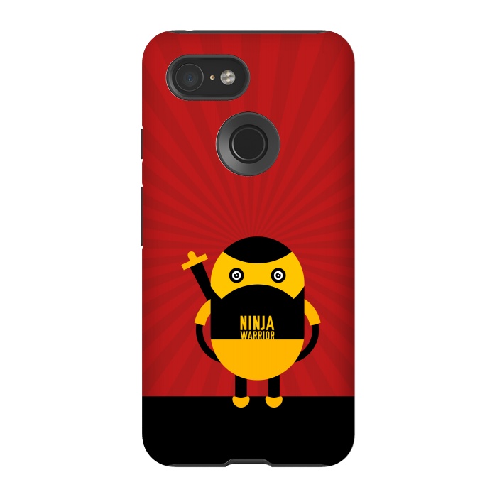 Pixel 3 StrongFit ninja warrior red by TMSarts