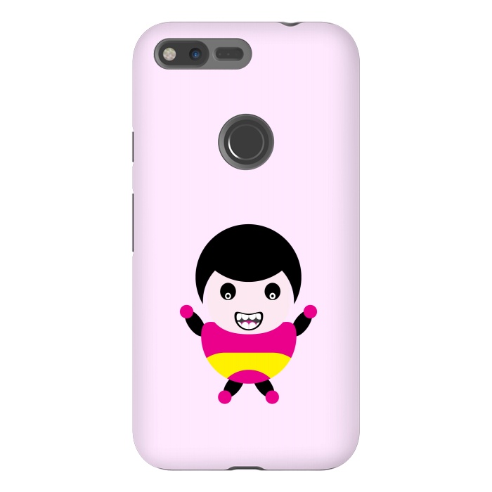 Pixel XL StrongFit cartoon child smile by TMSarts