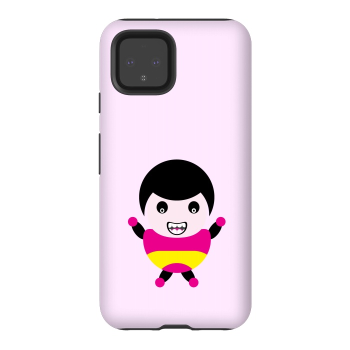 Pixel 4 StrongFit cartoon child smile by TMSarts