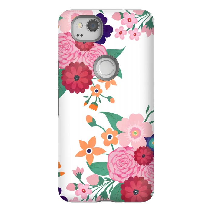 Pixel 2 StrongFit Pretty summer flowers design  by InovArts