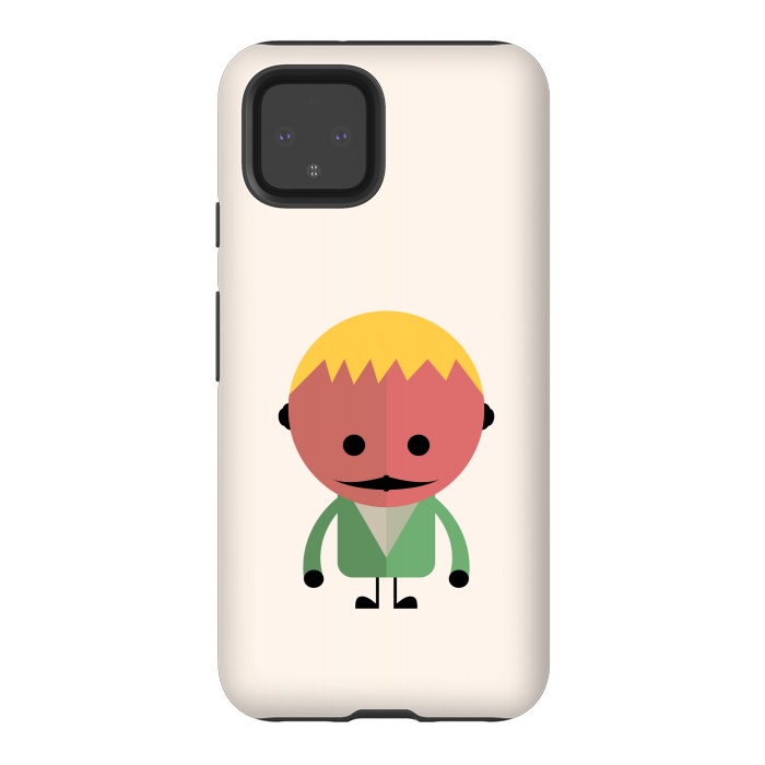 Pixel 4 StrongFit colorful alien kid by TMSarts