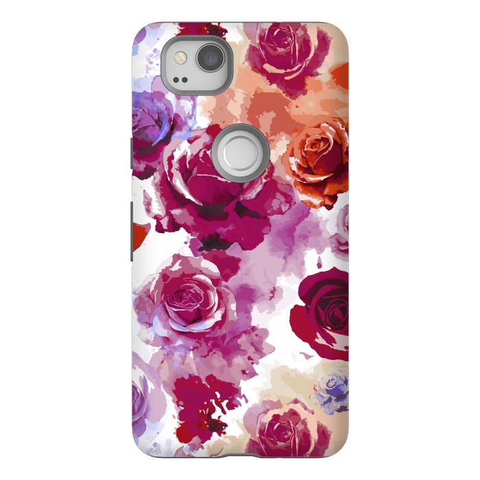 Pixel 2 StrongFit Watercolor Roses 2 by Bledi