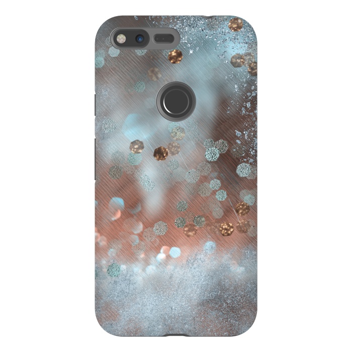 Pixel XL StrongFit Copper Teal Glamour by Andrea Haase