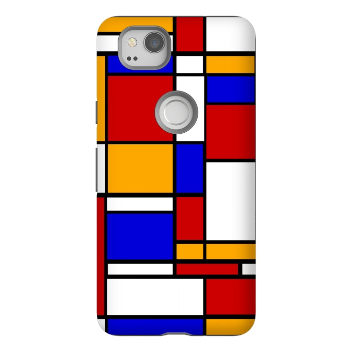 Pixel 2 StrongFit modern geometric shapes  by TMSarts