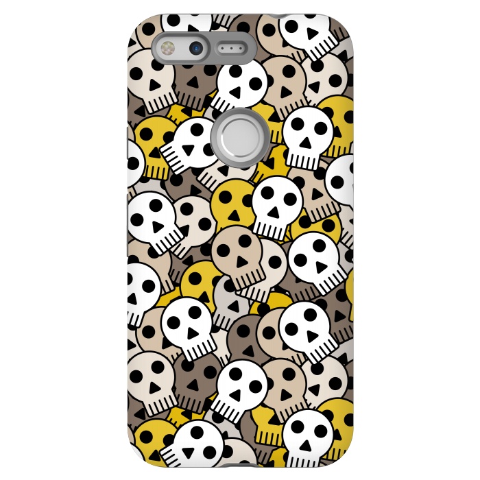 Pixel StrongFit yellow skull funky  by TMSarts