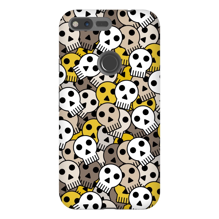 Pixel XL StrongFit yellow skull funky  by TMSarts