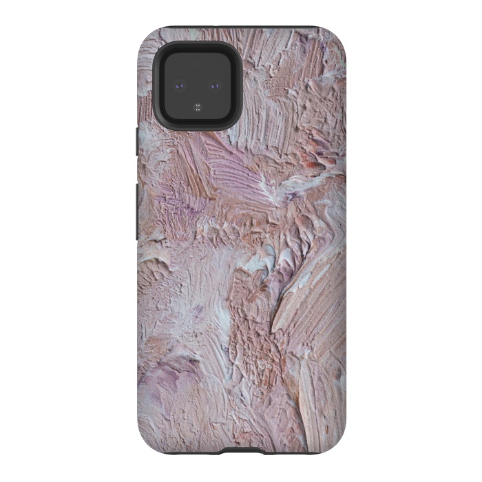 Pixel 4 StrongFit Abstract Pastel Brushstrokes by CatJello