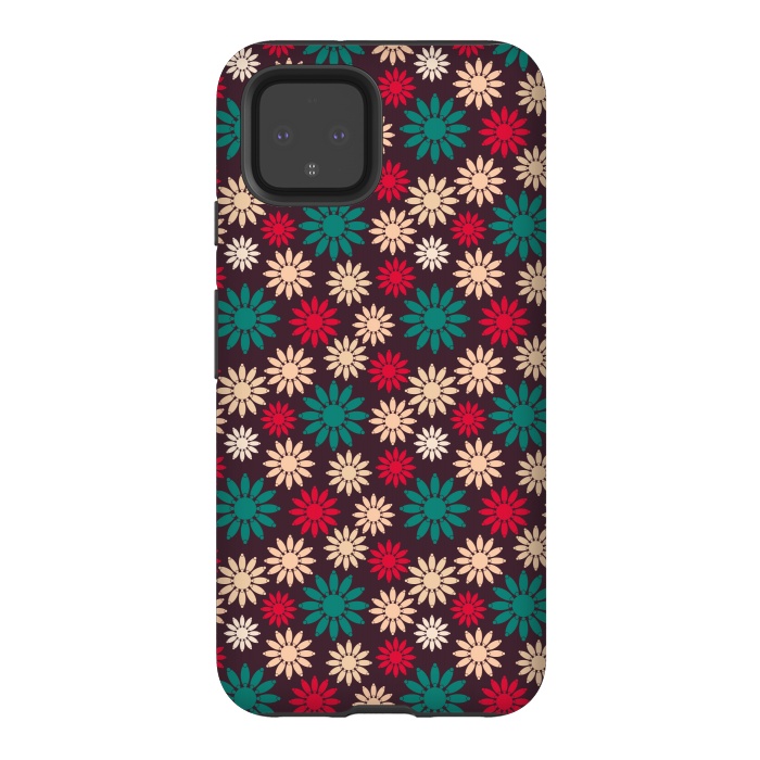 Pixel 4 StrongFit geometric sunflowers by TMSarts