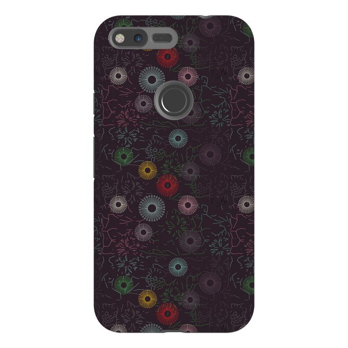 Pixel XL StrongFit ceramic floral  by TMSarts