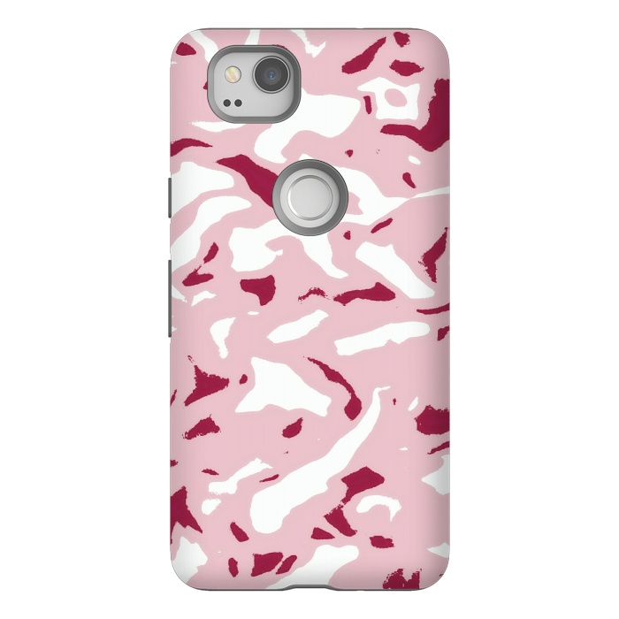 Pixel 2 StrongFit Light pink camouflage by Jms