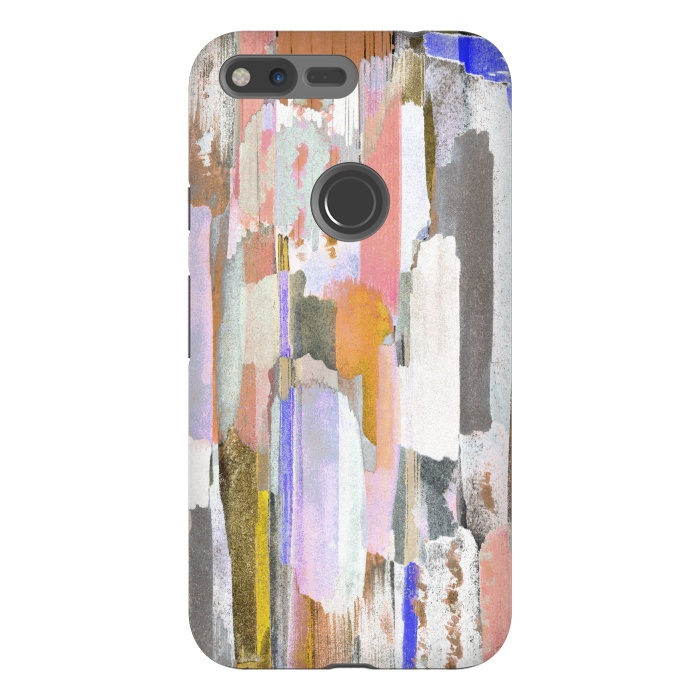 Pixel XL StrongFit Abstract pastel brushstrokes painting by Oana 