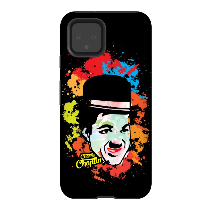Pixel 4 StrongFit charlie chaplin by TMSarts