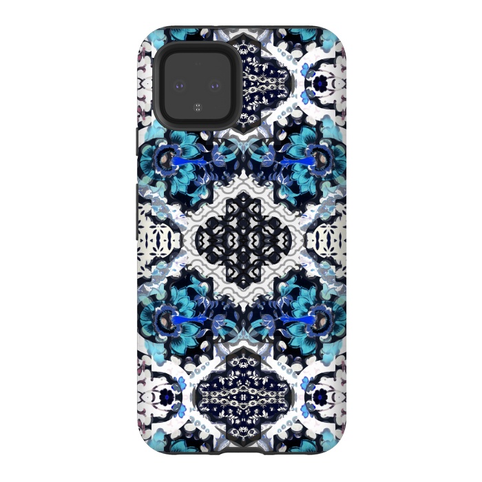 Pixel 4 StrongFit Oriental floral pattern by Oana 