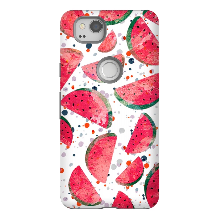 Pixel 2 StrongFit Splattered watermelons by Oana 