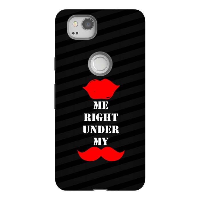 Pixel 2 StrongFit kiss me mustache by TMSarts