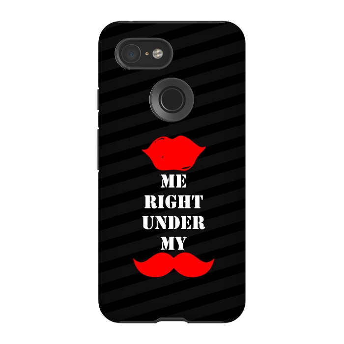 Pixel 3 StrongFit kiss me mustache by TMSarts
