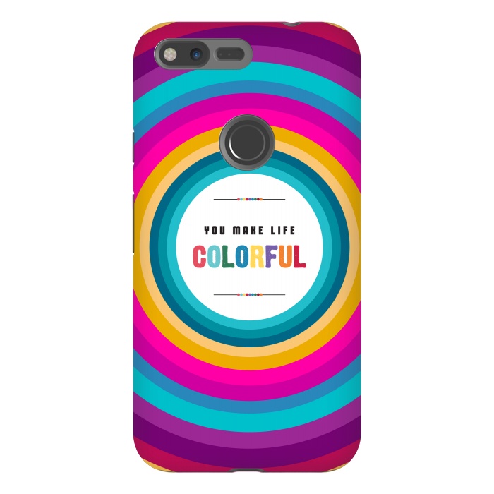 Pixel XL StrongFit life is colorful by TMSarts