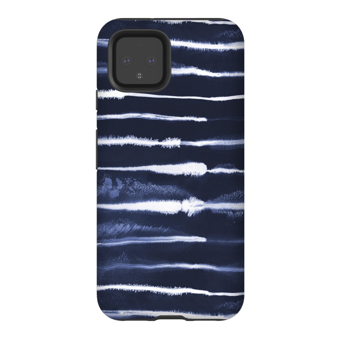 Pixel 4 StrongFit Electric Ink Navy by Ninola Design