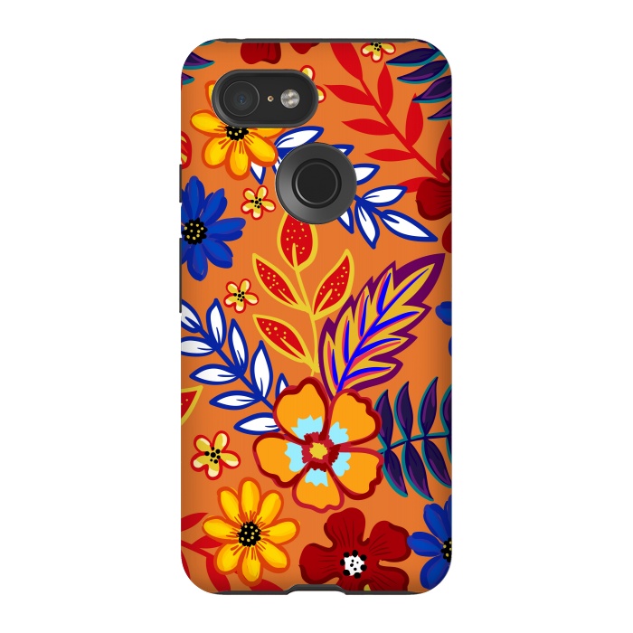 Pixel 3 StrongFit Flowers In The Tropics by ArtsCase