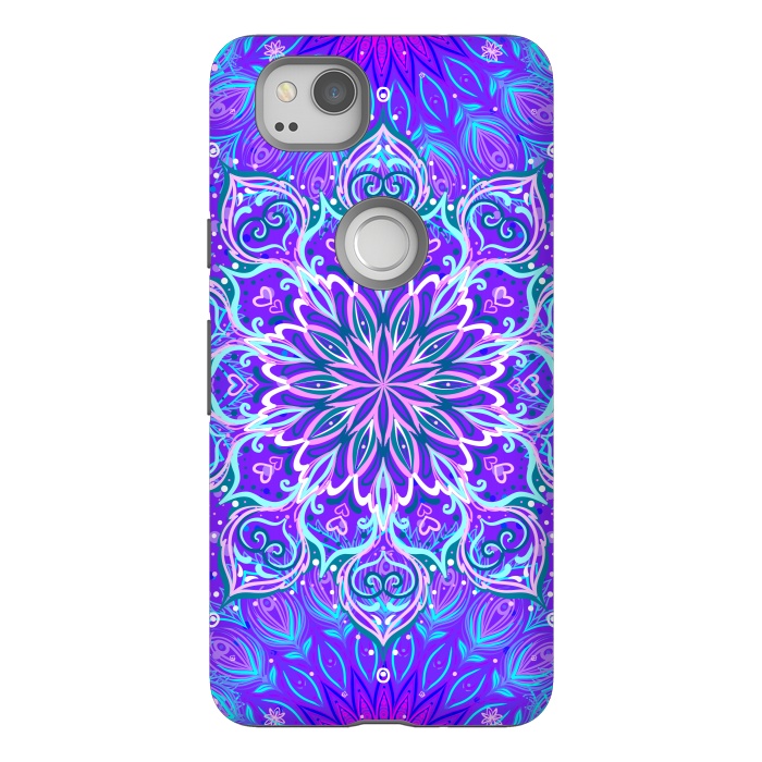 Pixel 2 StrongFit Purple Mandalas For The Day by ArtsCase