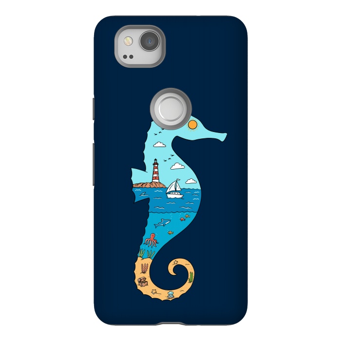 Pixel 2 StrongFit SeahorseNature by Coffee Man