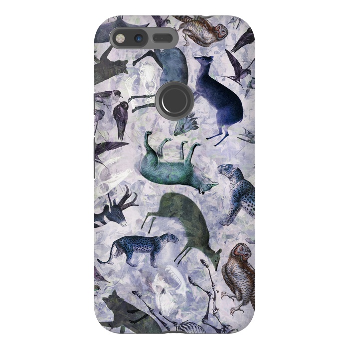 Pixel XL StrongFit Animal kingdom illustrative pattern by Oana 