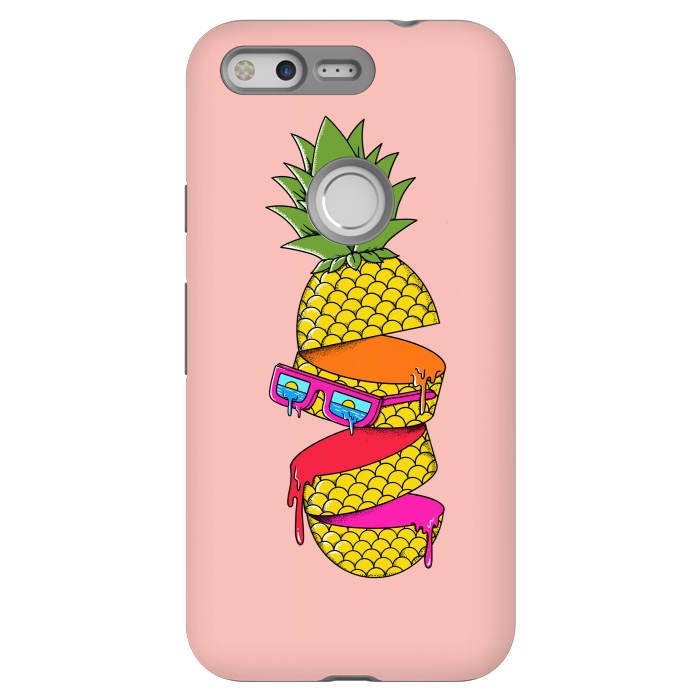 Pixel StrongFit Pineapple Colors Pink by Coffee Man