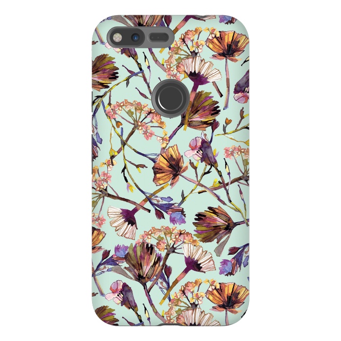 Pixel XL StrongFit Dry Spring Flowers by Ninola Design